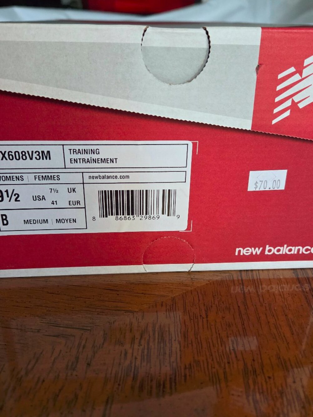 New Balance Woman's Model 608 Pink and Grey size 9.5 - Picture 9 of 9